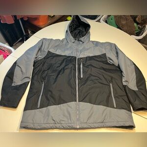 Columbia men’s XXL gray black patented thermal coil outdoor winter jacket